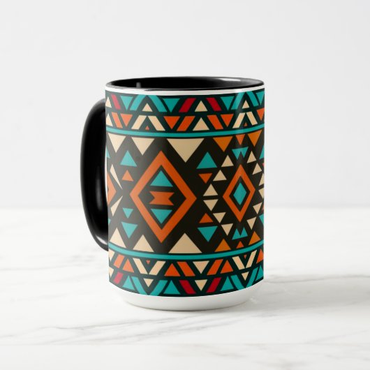 Mug Modern Geometric Southwest Style  (Devant gauche)