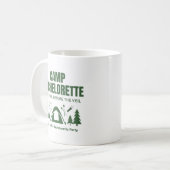 Mug Modern Green Camp Bachelorette Weekend (Devant gauche)
