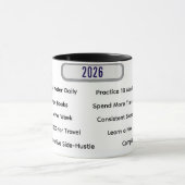 Mug Modern Habit Tracker & 10 Milestones Custom (Centre)