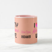 Mug Modern I Love My Awesome Wife Saint Valentin (Centre)