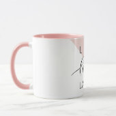 Mug Modern Love Laugh Motivation positive (Gauche)