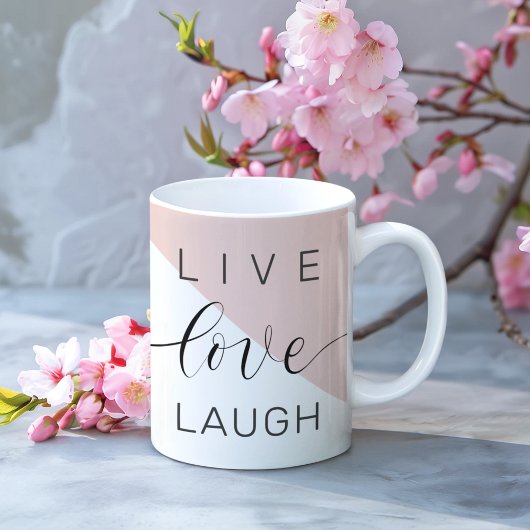 Mug Modern Love Laugh Motivation positive