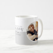 Mug Modern Love You Nana Grey & White 2-Photo (Devant droit)