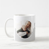 Mug Modern Love You Nana Grey & White 2-Photo (Gauche)