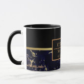 Mug Modern Marble Business Ajouter un nom (Gauche)