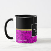 Mug Modern Marble Business Ajouter un nom (Gauche)