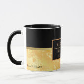 Mug Modern Marble Business Ajouter un nom (Gauche)