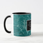 Mug Modern Marble Business Ajouter un nom (Gauche)