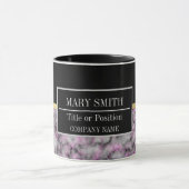 Mug Modern Marble Business Ajouter un nom (Centre)