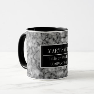 Mug Modern Marble Business Ajouter un nom