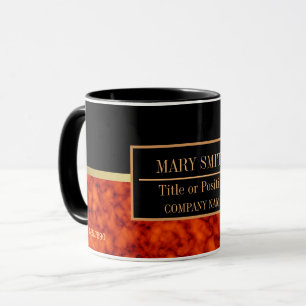 Mug Modern Marble Business Ajouter un nom