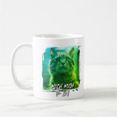 Mug Modern Meow Frame – Personalized Cat Name Photo (Gauche)