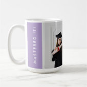 Mug Modern Minimal Sleek Chic Masters Graduation Gift (Gauche)