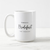 Mug Modern Minimalist Bridesmaid Script Design (Gauche)