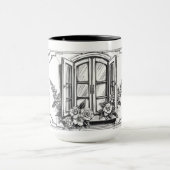 Mug Modern Minimalist Chez Nous Our Home (Centre)