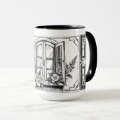 Mug Modern Minimalist Chez Nous Our Home (Devant droit)