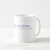 Mug Modern Minimalist Simple Plain Own Name (Devant droit)
