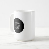 Mug Modern Minimalist Upload Your Business Logo (Devant gauche)