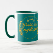 Mug Modern Minimalist World’s Best Employee (Gauche)