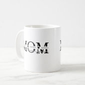 Mug Modern Mom Kids Names Mother's Day (Devant gauche)