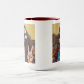 Mug Modern Mona Lisa Painting - Inspired by da Vinci (Centre)