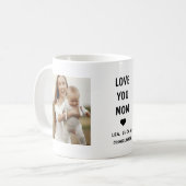 Mug Modern Mothers Day Photo Gift for Mom (Devant gauche)