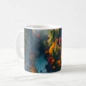 Mug Modern Navy & Gold Abstract Mountain Peak – Luxury (Devant gauche)