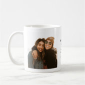 Mug Modern Personalized Best Friends Forever 2 Photo (Gauche)