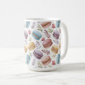 Mug Modern Personalized Macaron Desserts (Devant droit)