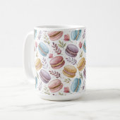 Mug Modern Personalized Macaron Desserts (Devant gauche)