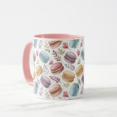 Mug Modern Personalized Macaron Desserts (Devant gauche)