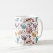 Mug Modern Personalized Macaron Desserts (Devant droit)