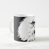 Mug Modern Pop Art Eagle Head Modèle Ajouter Votre Tex (Devant gauche)