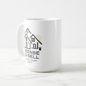 Mug Modern Real Estate License To Sell (Devant gauche)