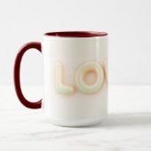 Mug Modern Script Lovely Aesthetic (Gauche)