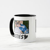 Mug Modern Simple Comic Bestie Best Friends BFF Photo (Devant gauche)