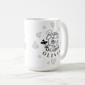 Mug Modern Simple Daughter Birthday Design (Devant droit)