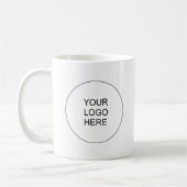 Mug Modern Sleek Template Upload Your Company Logo (Gauche)