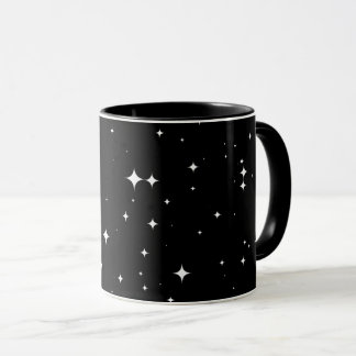 Mug Modern Starry Night Sky Seamless Pattern 8K Coffee