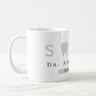 Mug Modern Tooth Icon Professional Meilleur Dentiste