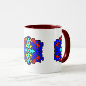 Mug Modern Tribal Cross (Devant droit)