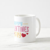 Mug Modern Valentines Day Typography  (Devant droit)