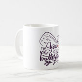 Mug Modern Valentines Day Typography  (Devant gauche)