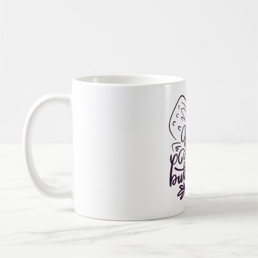Mug Modern Valentines Day Typography (Gauche)