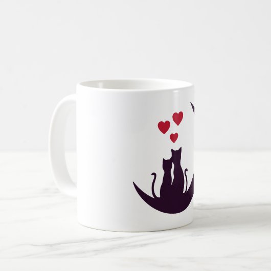Mug Modern Valentines Day Typography  (Devant gauche)