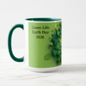 Mug Modern Verdant Lifecycle Leafy Wreath (Gauche)