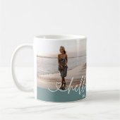 Mug Moderne 16e anniversaire simple élégant script élé (Gauche)