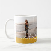 Mug Moderne 16e anniversaire simple élégant script élé (Gauche)