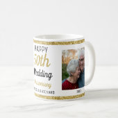 Mug Moderne 2 Photo 50th Gold Anniversary Parties scin (Devant droit)