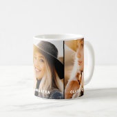 Mug Moderne 3 Photo Collage Graduation (Devant droit)